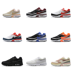 Nike Air Cushion alzando Retro Mesh Scarpe da corsa traspiranti-2698  