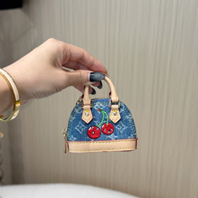 Louis Vuitton LV Mini Cherry Shell Borsa portachiavi ciondolo -3546  