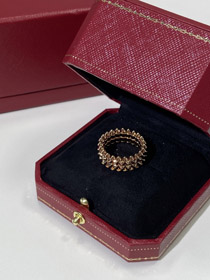 Cartier rivet oro rosa anello-3599  