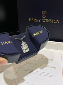 Harry Winston porta piena di diamante della felicità collana-3615  
