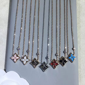 Louis Vuitton LV madreperla collana di diamanti-3631  