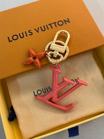 Louis Vuitton LV iniziali floreali portachiavi-3636  