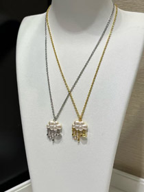 Vivienne Westwood perla nuvola piccolo Saturno ciondolo collana-3829  