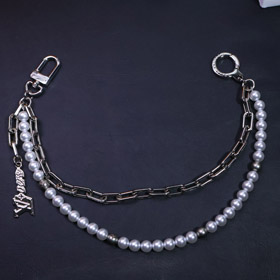 Louis Vuitton LV perla metallo bar borsa catena della vita pendente-3857  