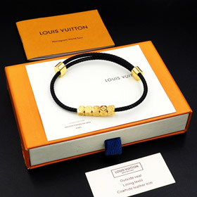 Louis Vuitton LV braccialetto in filo di dadi floreali-3963  