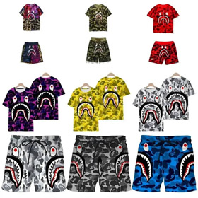 Bape T-shirt Shorts-2818  