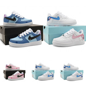 Nike NK Air Force 1 QIXI Scarpe da ginnastica da bambino low-top-4116  