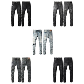 Viola Marca lavato, strappato, angosciato, strass-embellished, stretch-effetto slim-fit jeans-4248  