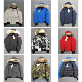 Canada oca chilliwack serie aviatore cappuccio giù giacca-4263  