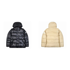 Burberry Londra Inghilterra nuova giacca in piuma a maniche rimovibili-4270  