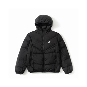 Nike WINDRUNNER giacca in giù con cappuccio con zip stampata-4315  