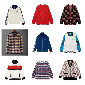 GUCCI x adidas originals collaborazione: giacca e maglione a zip a contrasto-4337  