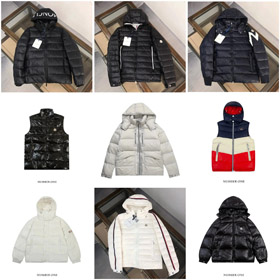 Moncler logo imbottito giù giacca-4360  