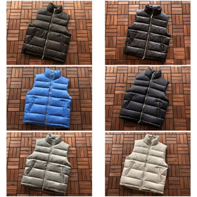 Dior zip stand collare trapuntato design giù gilet-4391  