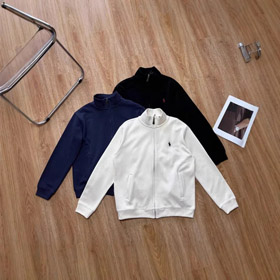 Polo Ralph Lauren cardigan a maglia in cotone con zip-4845  