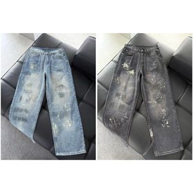 Chrome Hearts CH Nuovo dipinto a mano Jeans-5007  
