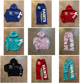 Chrome Cuori Temu felpa a cappuccio con stampa lettera-5141  