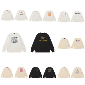 Arcteryx nuova maglietta a maniche lunghe di cotone di fascia alta pesante-5227  