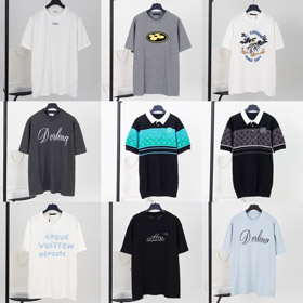 Louis Vuitton LV Dior nuova collaborazione logo scacchiera maglia a maniche corte T-shirt-5315  