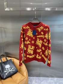 Louis Vuitton LV maglione a maglia mescola di lana spessa-5522  