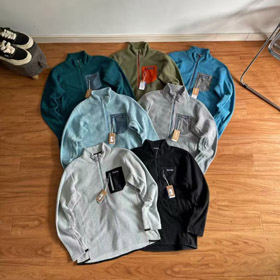 Patagonia traspirante mezza zip stand-up collare atletico base strato-5605  