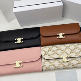 Celine nuovo portafoglio lungo con zip flap-5821  