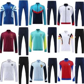 Nazionale manica lunga calcio allenamento maglia-1608