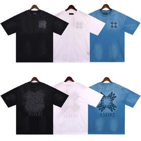 Amiri cielo stellato graffiti lettera T-shirt-1618