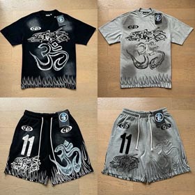Moda shorts a maniche corte costume-1636