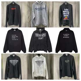 Vetements felpa a cappuccio (34 CP)-2530  